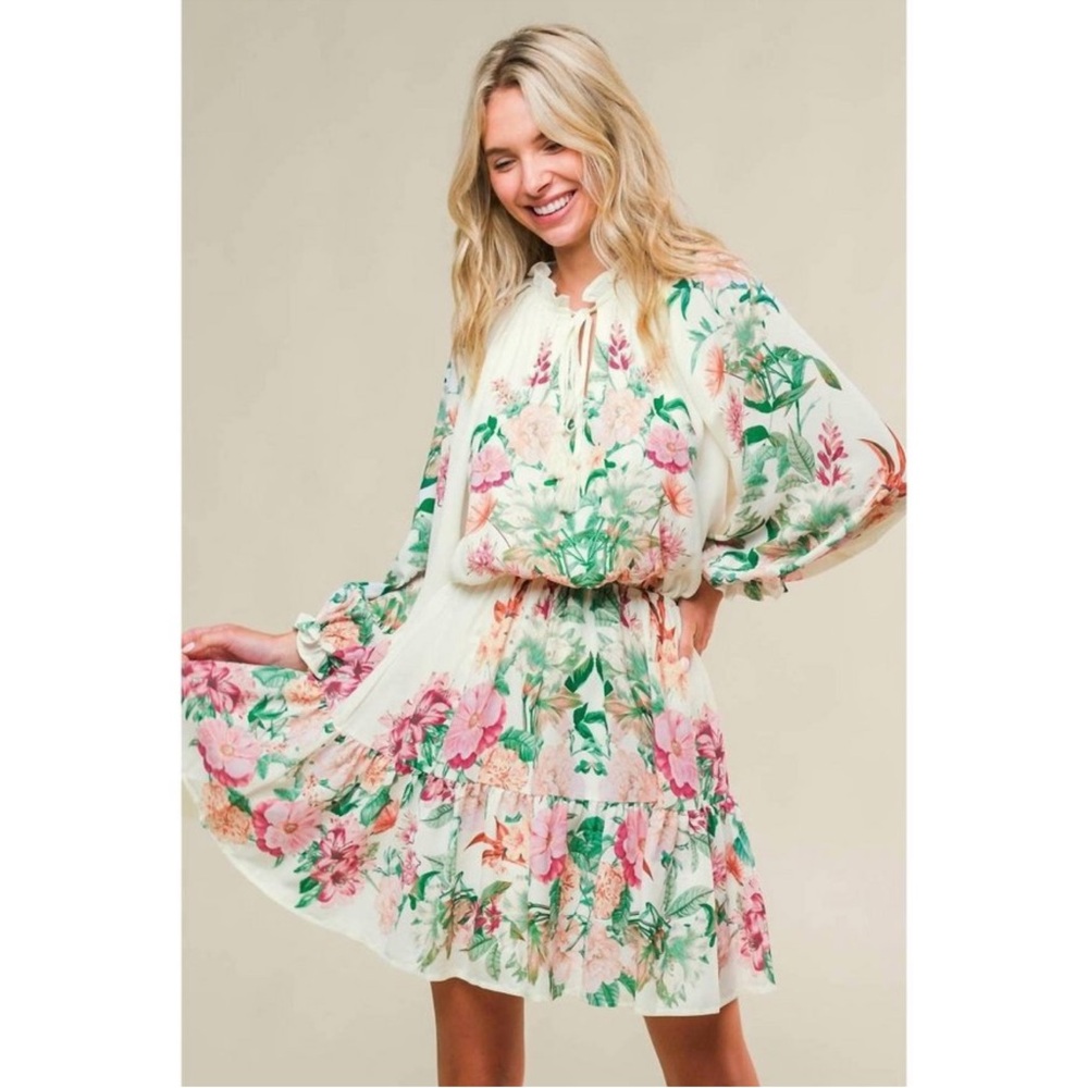 Floral Print Women's Dress